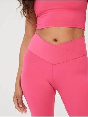 aerie Real me 7/8 Pink High-Waist Leggings